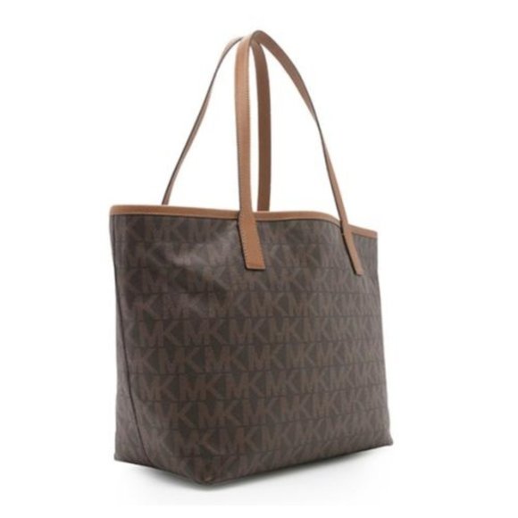 NWT MICHAEL KORS Jet Set Logo Packable Tote - Picture 6 of 8